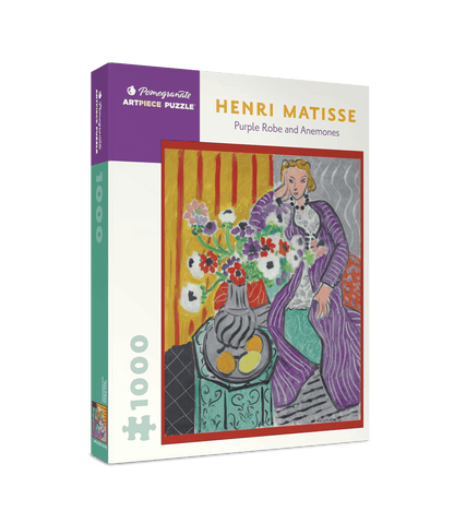 Pomegranate - Henri Matisse: Purple Robe and Anemones 1000-piece Jigsaw Puzzle - PMA Store at the Portland Museum of Art, Maine