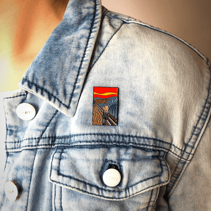 Today is Art Day - Pin - Scream - Munch - PMA Store at the Portland Museum of Art, Maine