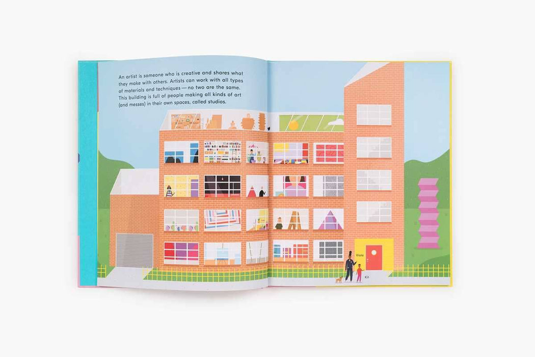 Simon & Schuster - I Am an Artist (Books for Kids, Art for Kids, Art Book) by Doro Globus: Hardcover; 40 pages / English - PMA Store at the Portland Museum of Art, Maine