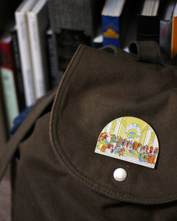 Pin Museum - The School of Athens • Enamel Pin