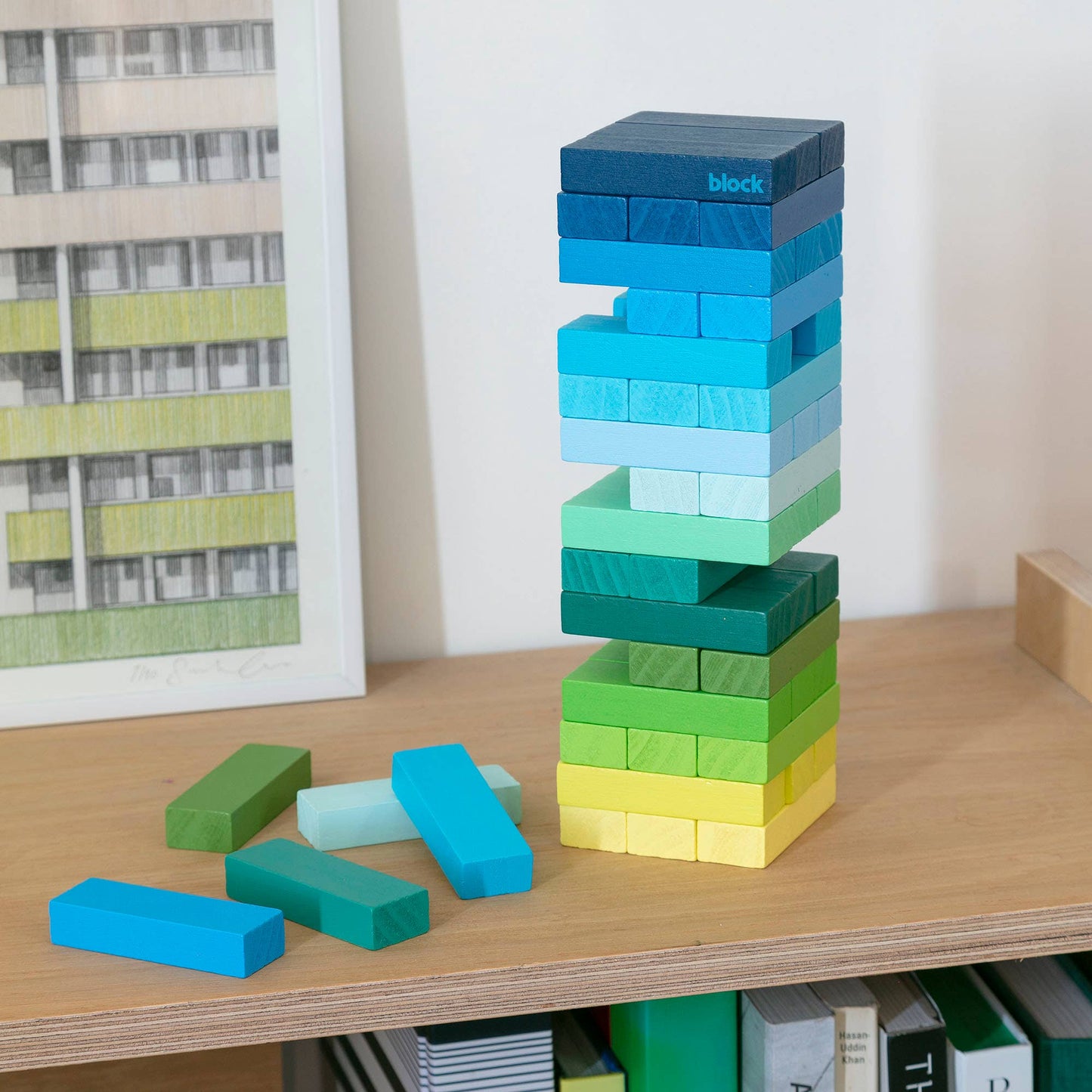 Block Design - Gradient Tower: Cool - PMA Store at the Portland Museum of Art, Maine