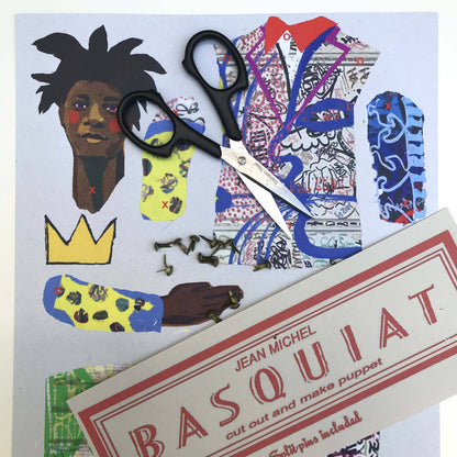 Basquiat Cut and Make Puppet - PMA Store at the Portland Museum of Art, Maine