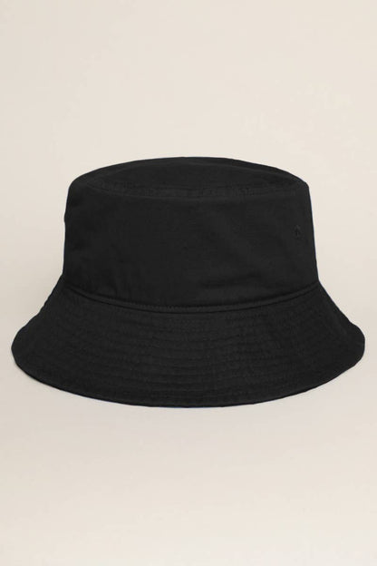 Fashion City - Solid Color Cotton Bucket Fisherman Hats: KHAKI / S/M