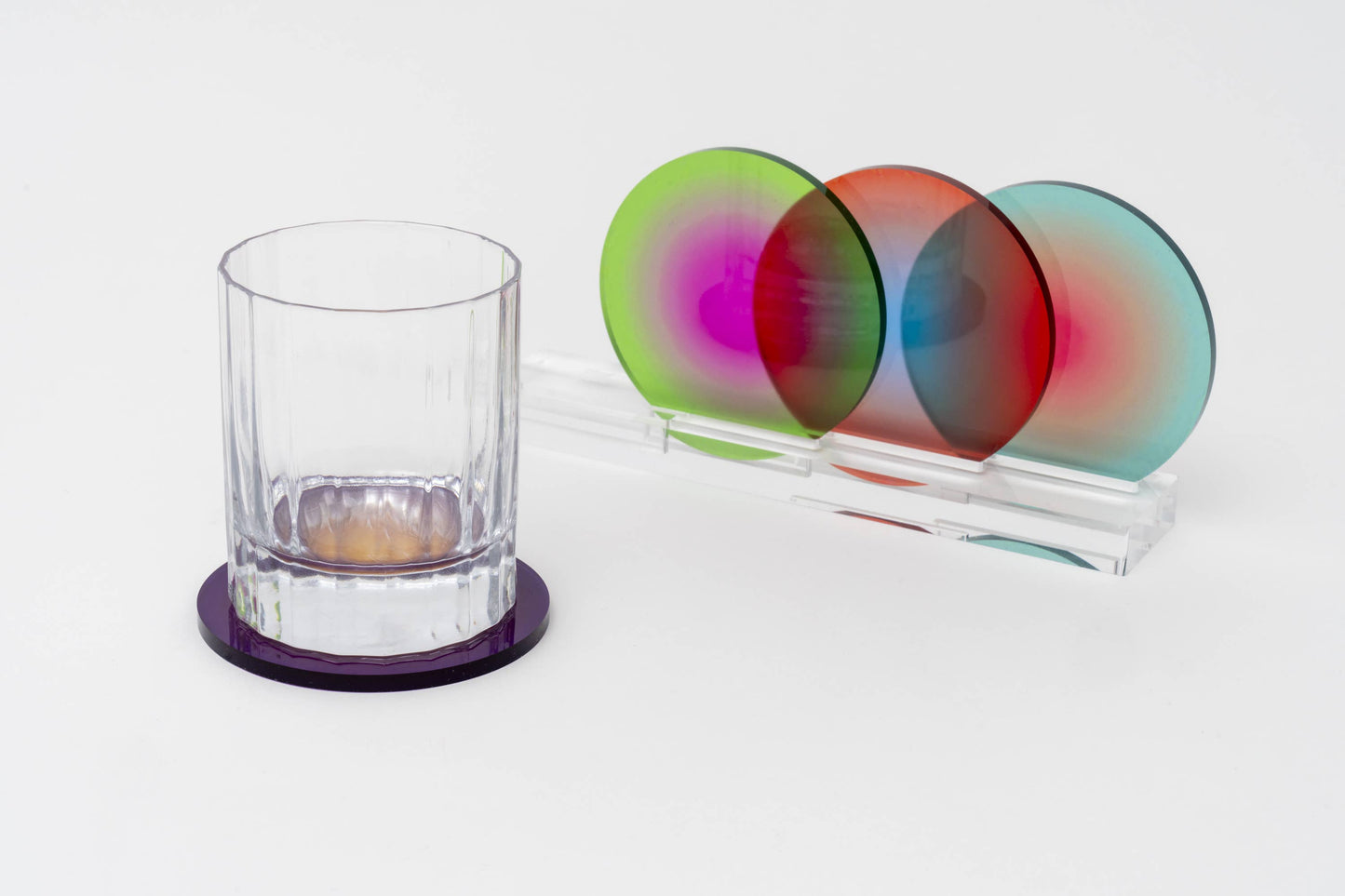 Rainbow Gradient Coasters - PMA Store at the Portland Museum of Art, Maine