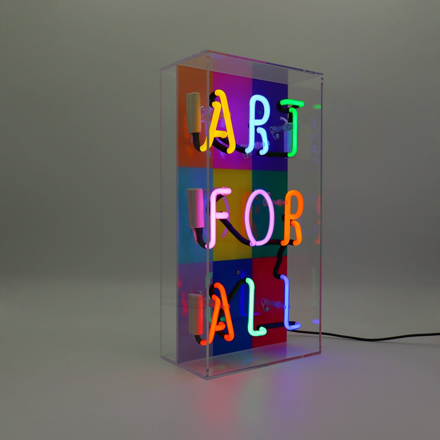 Locomocean - 'Art For All' Glass Neon Sign - PMA Store at the Portland Museum of Art, Maine