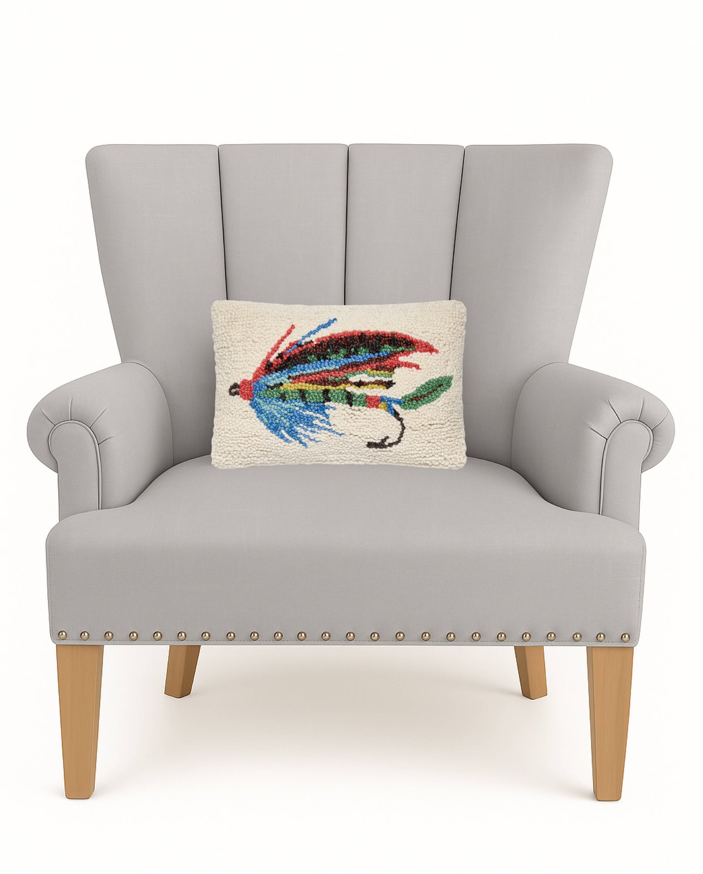 Peking Handicraft - Fishing Lure Hook Pillow - PMA Store at the Portland Museum of Art, Maine