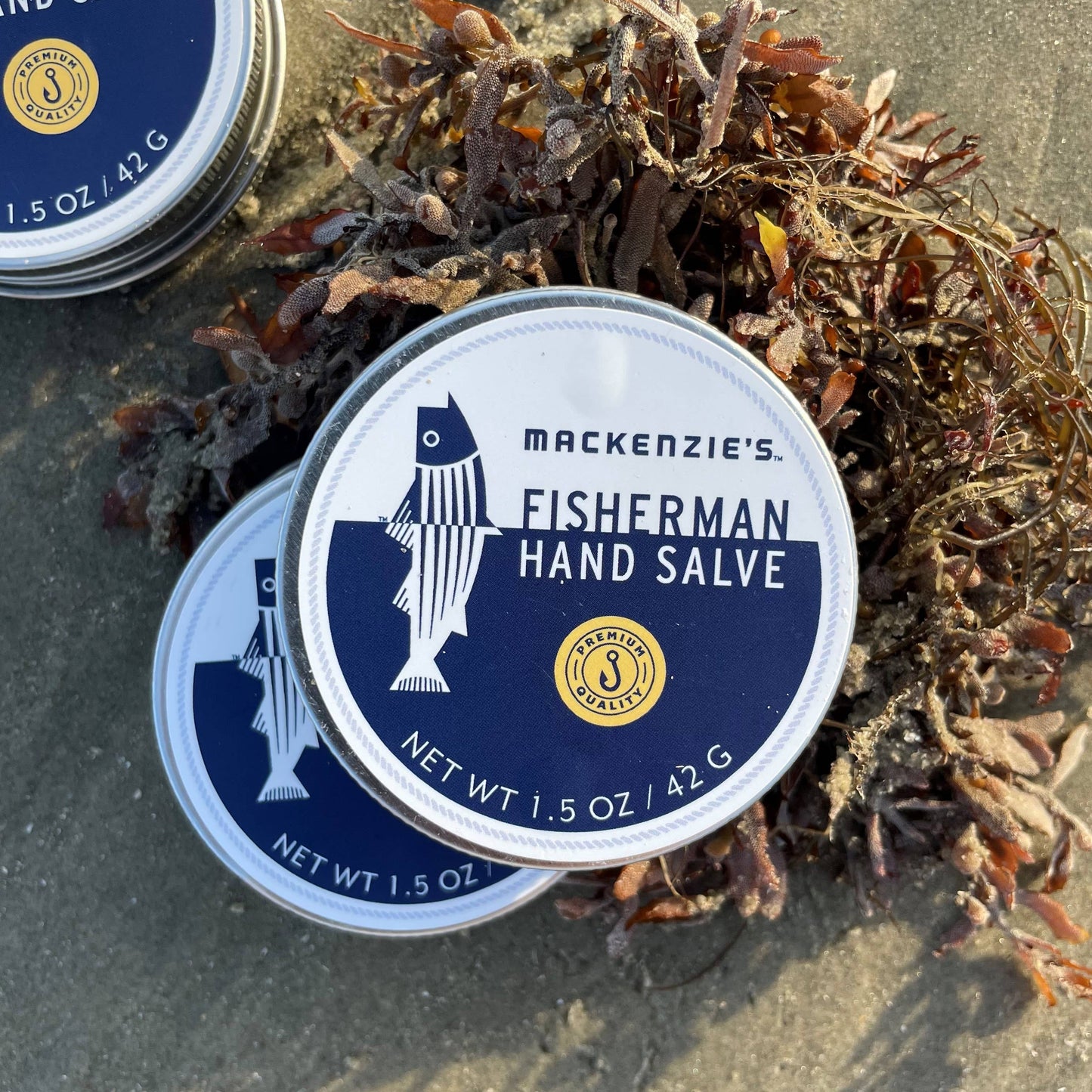MacKenzie's Fisherman - Fisherman Hand Salve -1.5 oz (18 qty) - PMA Store at the Portland Museum of Art, Maine