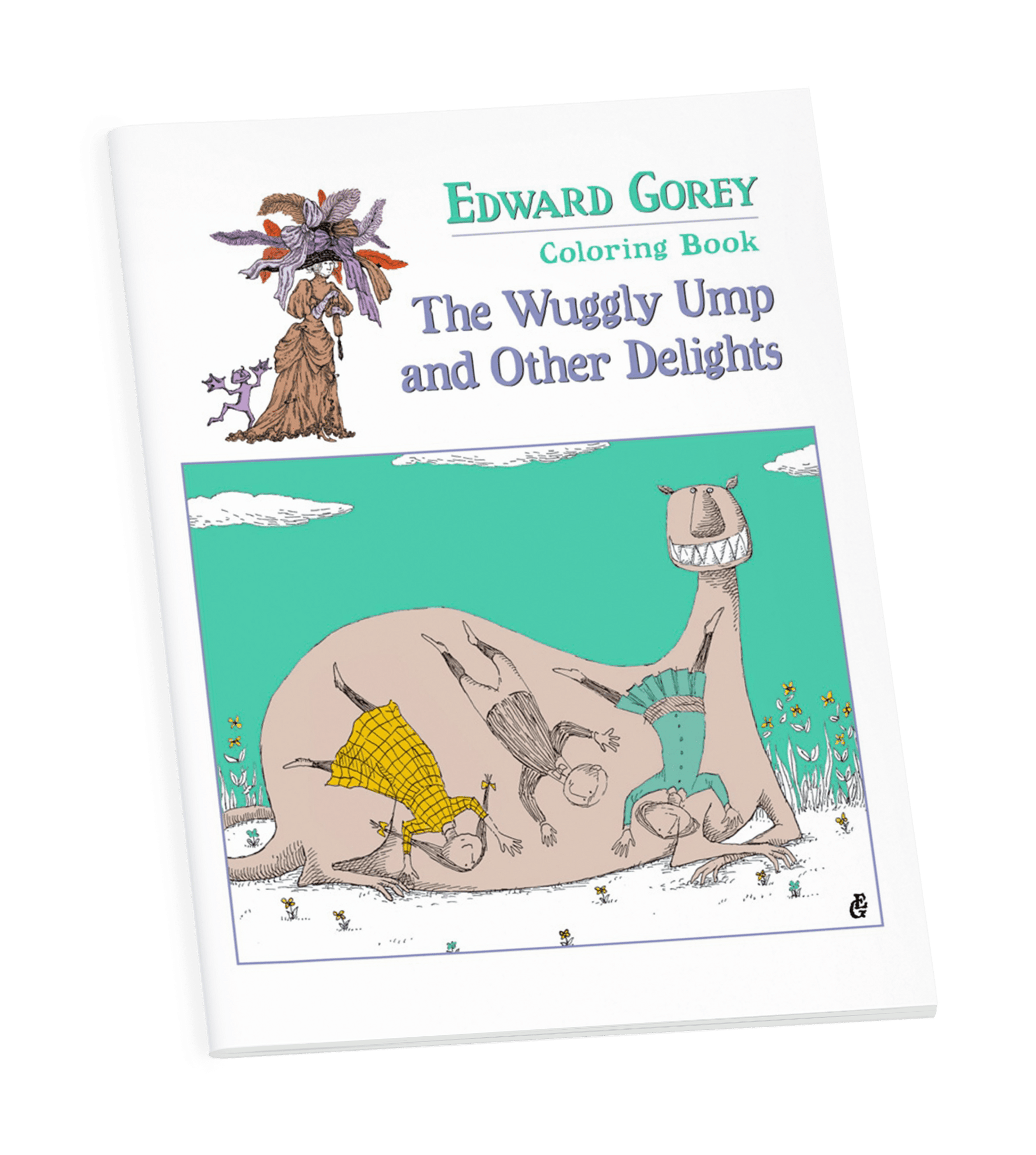 Pomegranate - Edward Gorey: The Wuggly Ump and Other Delights Coloring Book - PMA Store at the Portland Museum of Art, Maine