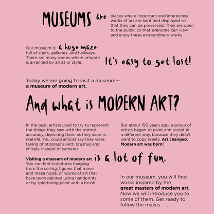 Schiffer Publishing - Let's Go to the Museum: A Modern Art Adventure Maze - PMA Store at the Portland Museum of Art, Maine