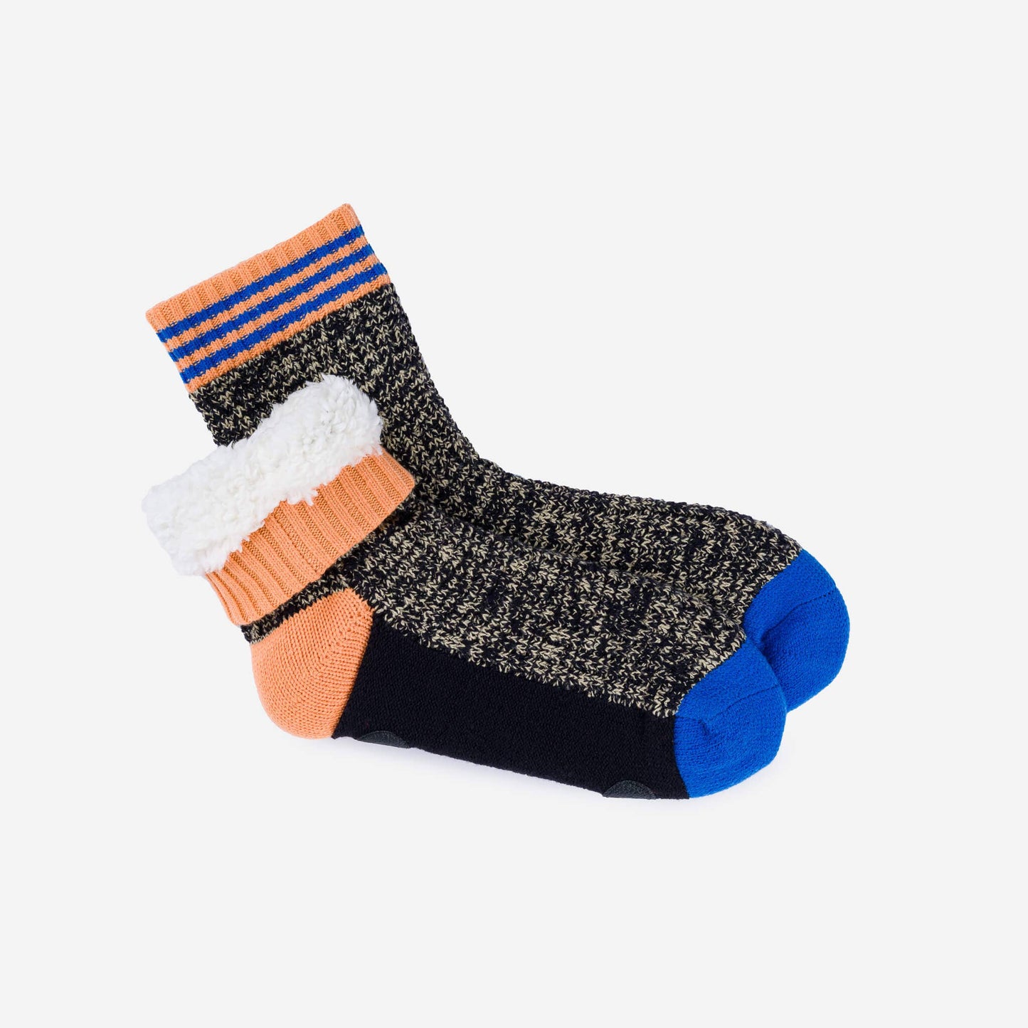 Varsity Knit House Socks: Golden Olive / S/M - W 6-9<br>M 5-7.5 - PMA Store at the Portland Museum of Art, Maine