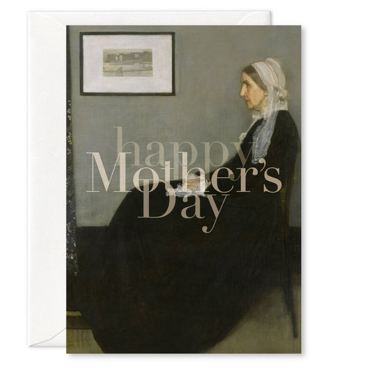 LAST SIX: "Happy Mother's Day" (Whistler's ma) card: Recycled white envelopes - PMA Store at the Portland Museum of Art, Maine
