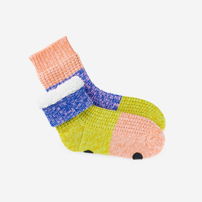 Trio Waffle House Socks: Pink Lime / L/XL - W 9.5-12.5<br>M 8-11 - PMA Store at the Portland Museum of Art, Maine