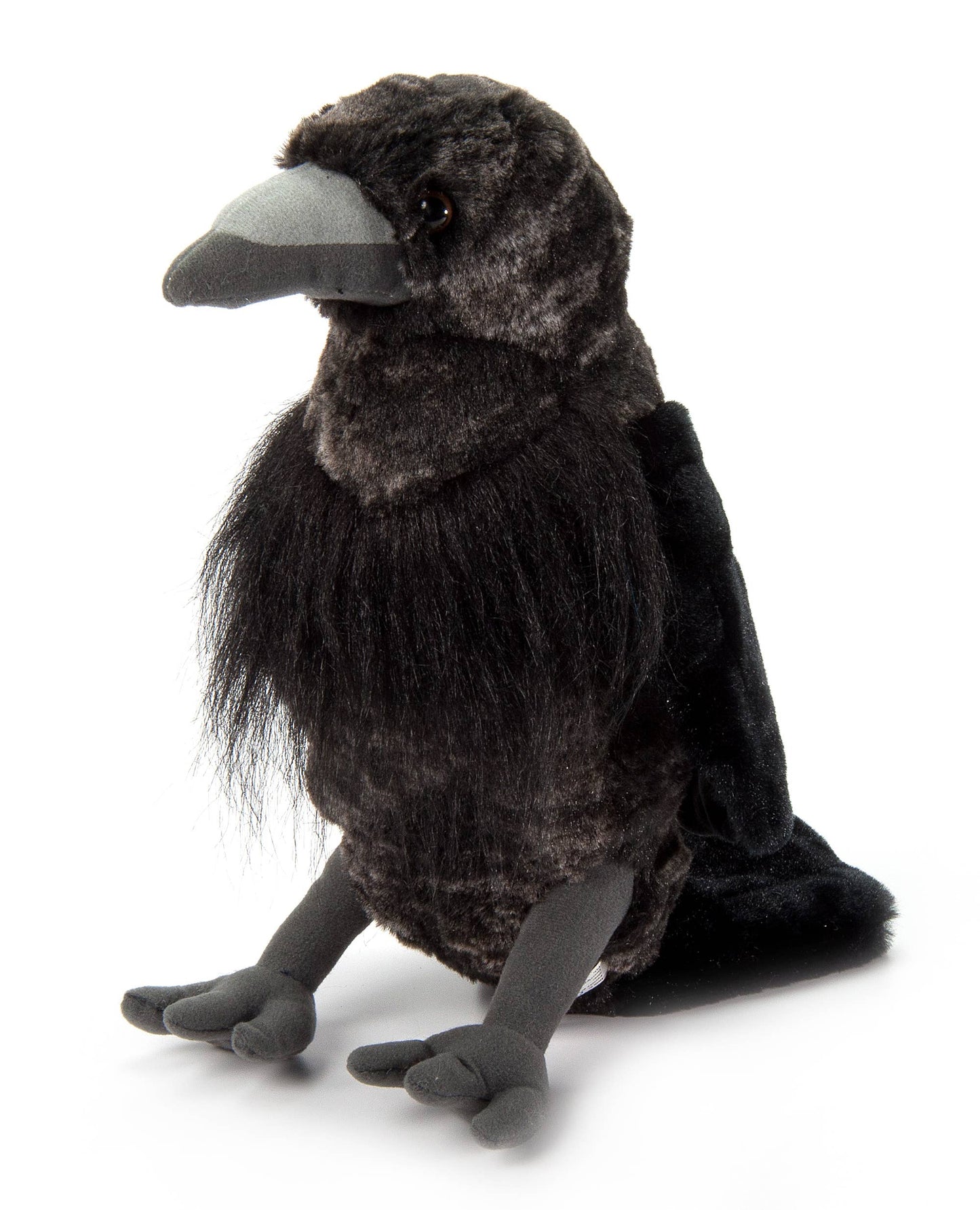 The Petting Zoo - Wild Onez Raven medium 12" - PMA Store at the Portland Museum of Art, Maine
