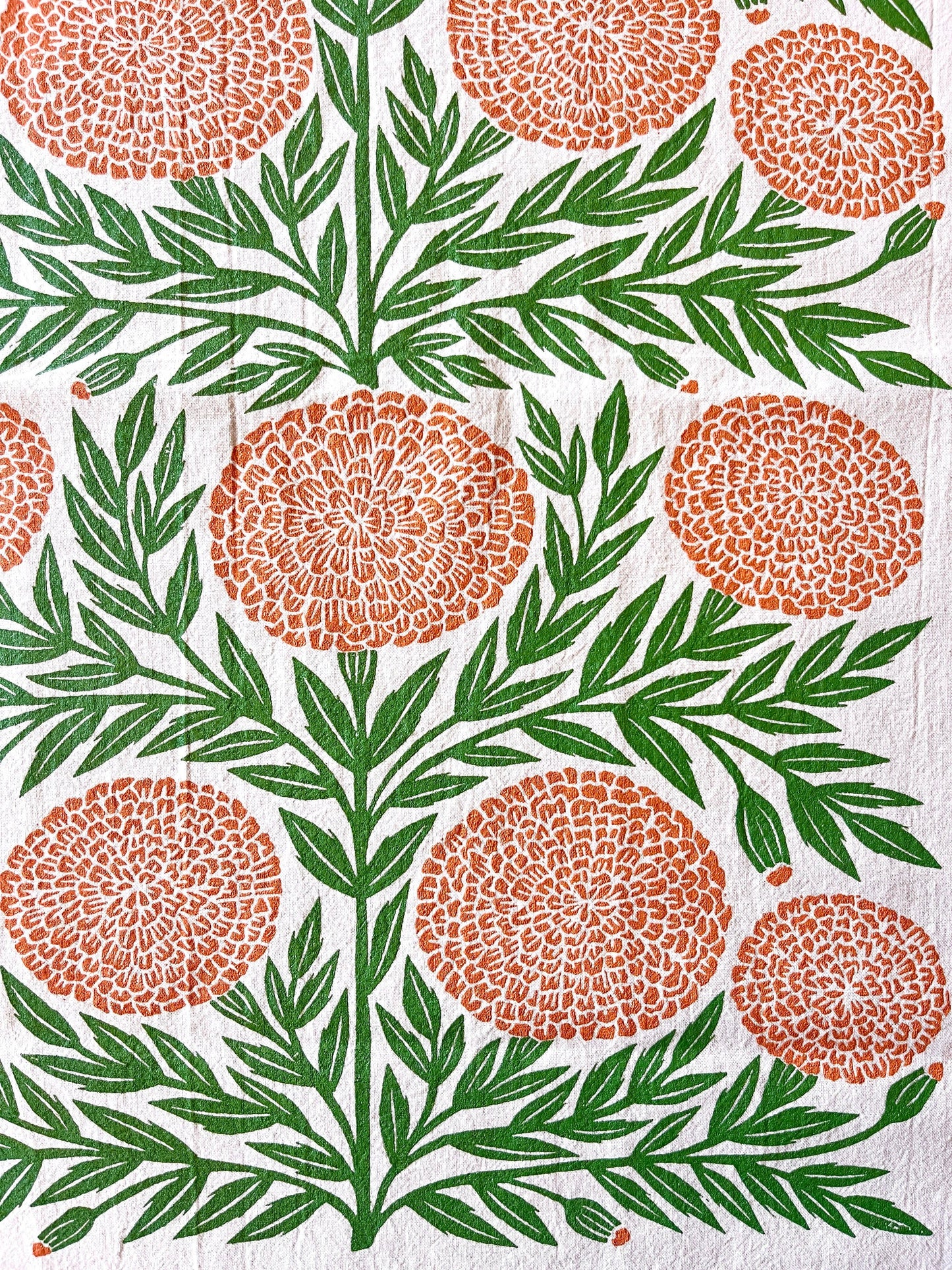 Katharine Watson - Marigold Tea Towel - PMA Store at the Portland Museum of Art, Maine