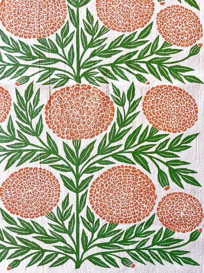 Katharine Watson - Marigold Tea Towel - PMA Store at the Portland Museum of Art, Maine