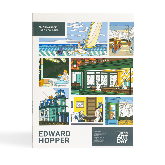 Today is Art Day - Edward Hopper - Coloring Book