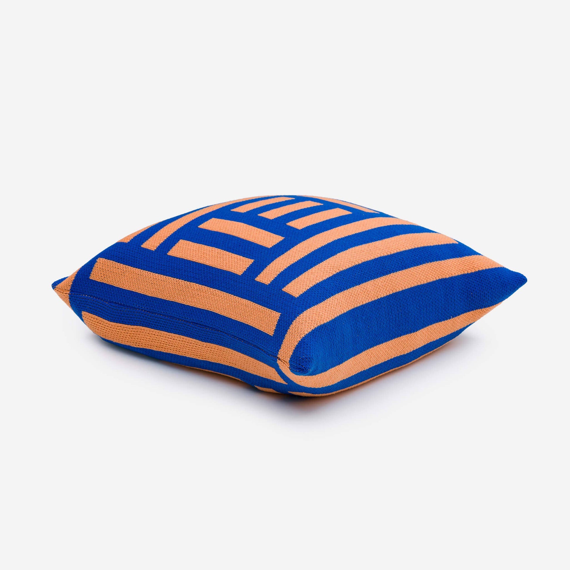 Columns Pillow Cover: Cobalt - PMA Store at the Portland Museum of Art, Maine