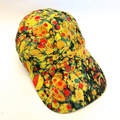 Tempered East - Marbled Dad Hat: Stone: Yellow