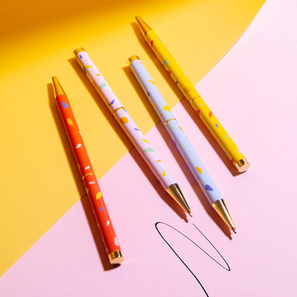 Poketo - Pattern Twist Pen: Set of 4 - PMA Store at the Portland Museum of Art, Maine
