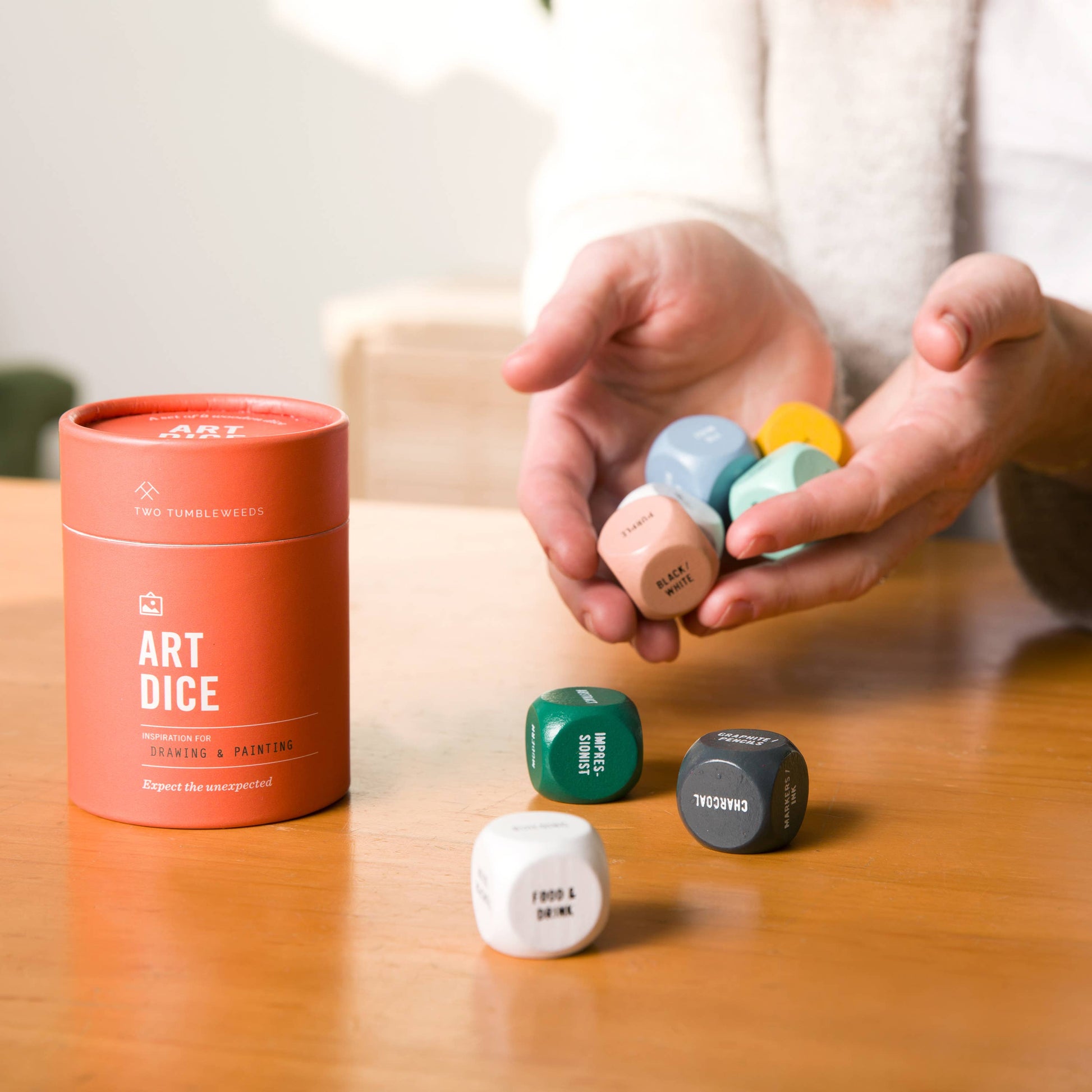 Two Tumbleweeds - Art Dice - Inspiration for Drawing & Painting - PMA Store at the Portland Museum of Art, Maine