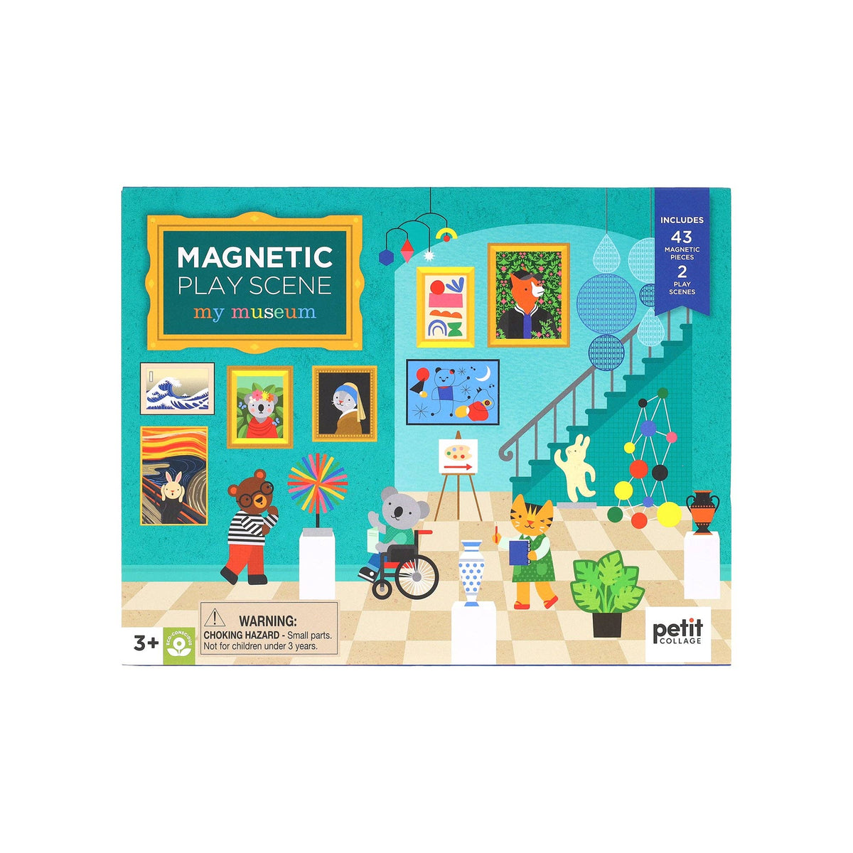 Chronicle Books - My Museum Magnetic Play Scene - PMA Store at the Portland Museum of Art, Maine
