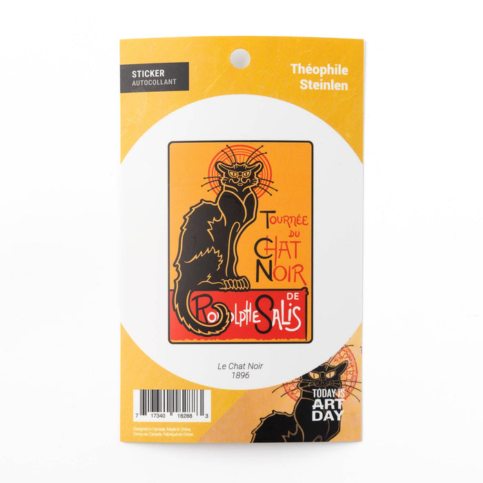 Today is Art Day - Sticker - Chat Noir - Théophile Steinlen