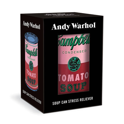 Chronicle Books - Warhol Soup Can Stress Reliever - PMA Store at the Portland Museum of Art, Maine
