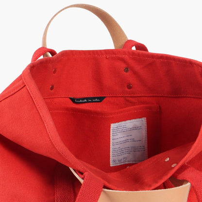 IMMODEST COTTON - Small East West Tote | Persimmon - PMA Store at the Portland Museum of Art, Maine