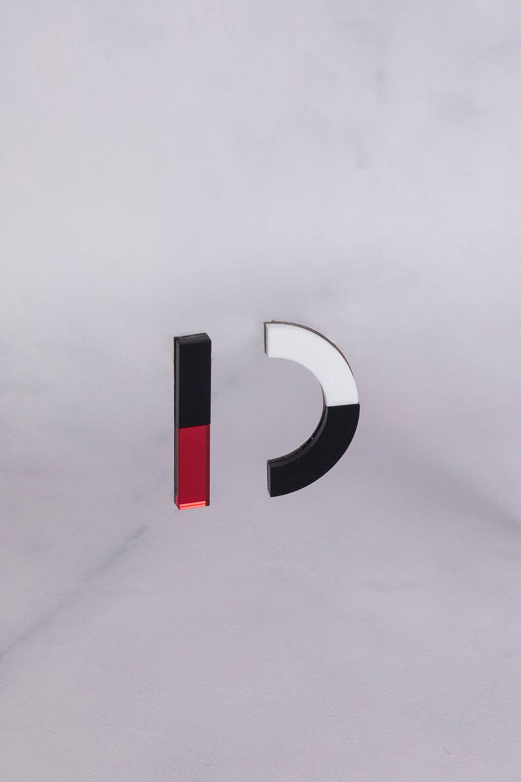 Pamela Coromoto - NEW Memphis Mini Earrings: Lilac/Salmon