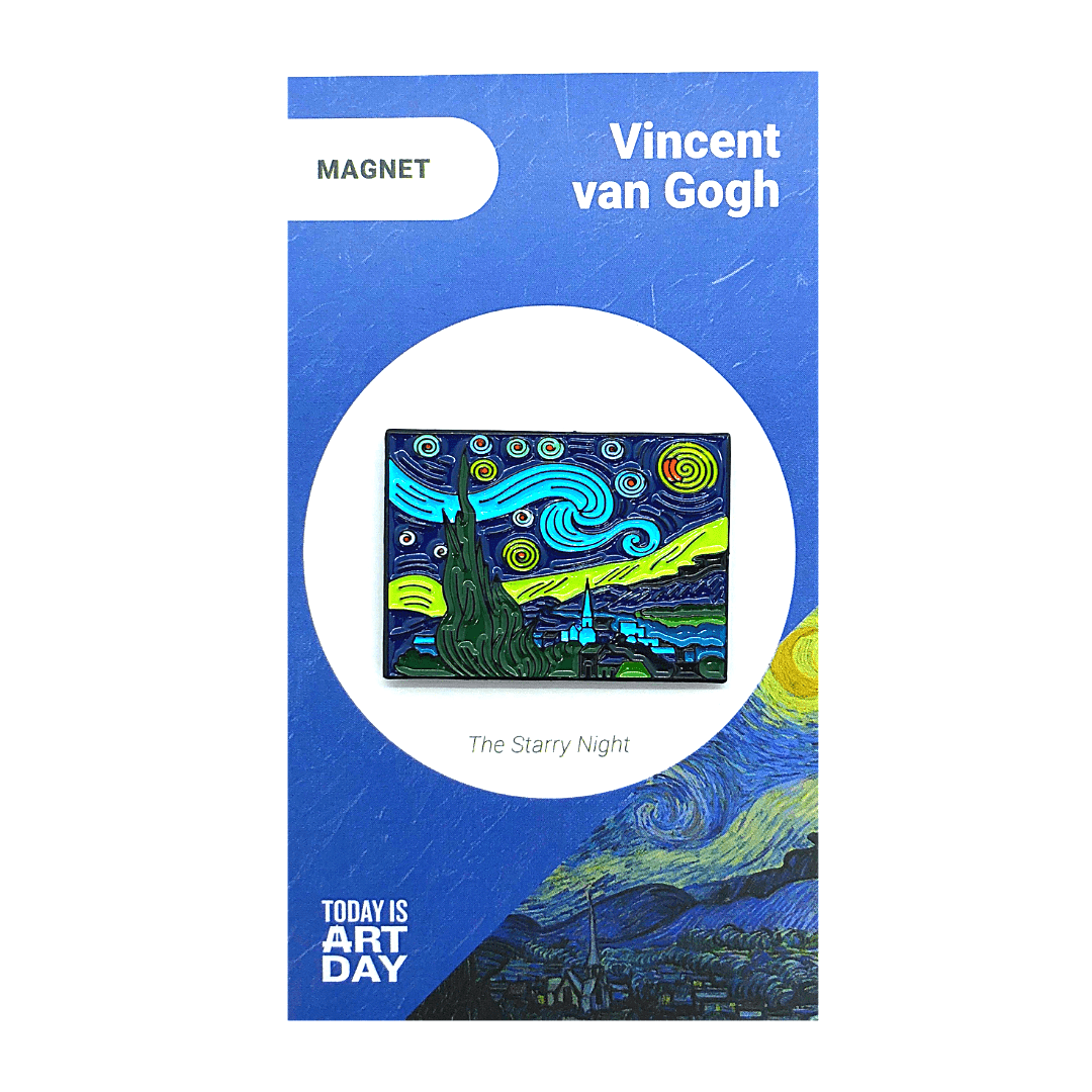Today is Art Day - Magnet - Starry Night - Van Gogh - PMA Store at the Portland Museum of Art, Maine