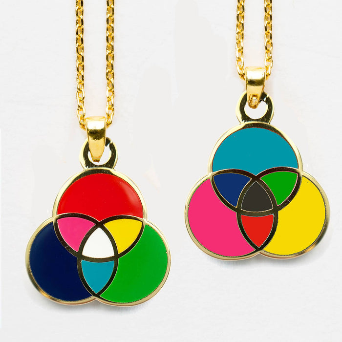 Yellow Owl Workshop - RGB/CMYK Double Sided Pendant