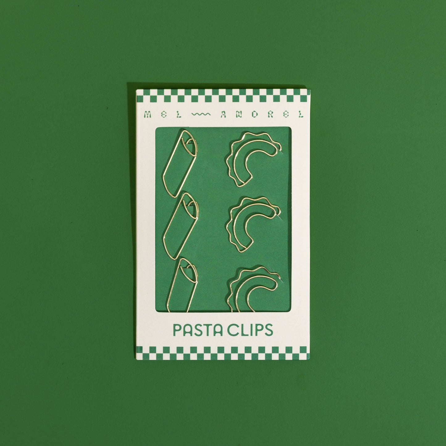 Mel Andrel - Pasta Paper Clips - Creste di Gallo + Penne