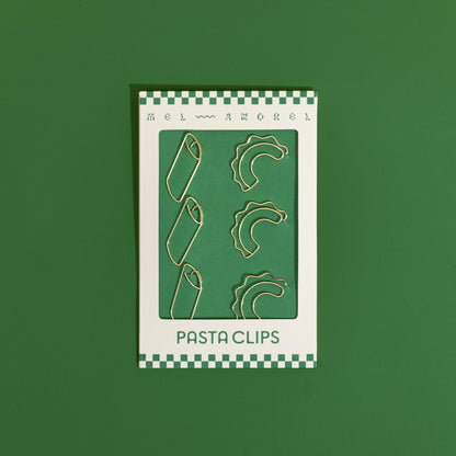 Mel Andrel - Pasta Paper Clips - Creste di Gallo + Penne