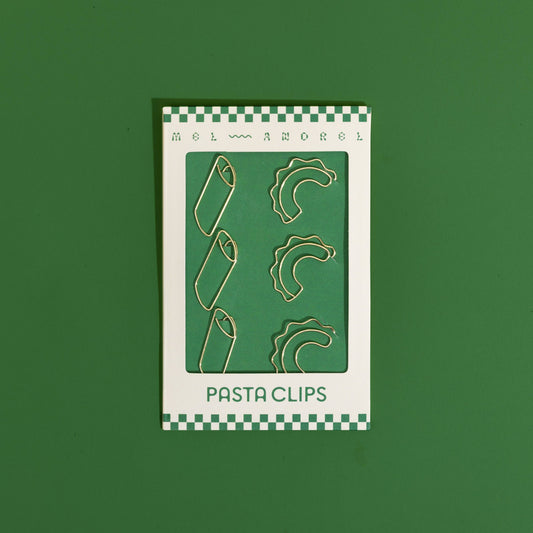 Mel Andrel - Pasta Paper Clips - Creste di Gallo + Penne