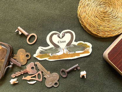 Lin Snow Art - Chaos Gooses Sticker - PMA Store at the Portland Museum of Art, Maine