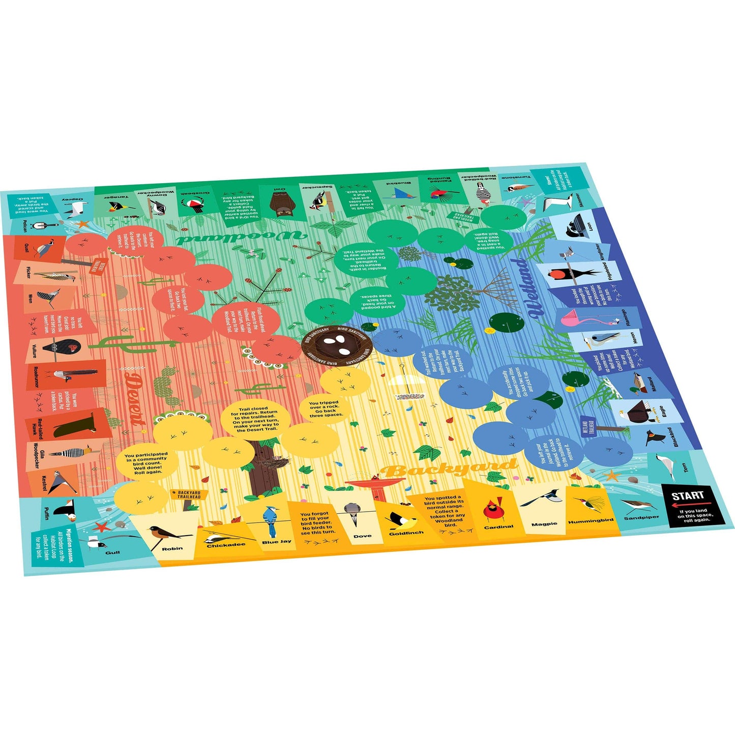 Pomegranate - Charley Harper's Spot the Birds Board Game - PMA Store at the Portland Museum of Art, Maine
