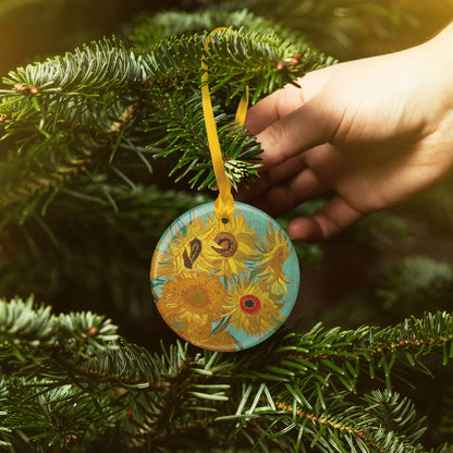 Van Gogh "Sunflowers" Keepsake Ornament - PMA Store at the Portland Museum of Art, Maine