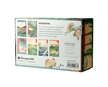 Pomegranate - Hiroshige Keepsake Boxed Postcards - PMA Store at the Portland Museum of Art, Maine
