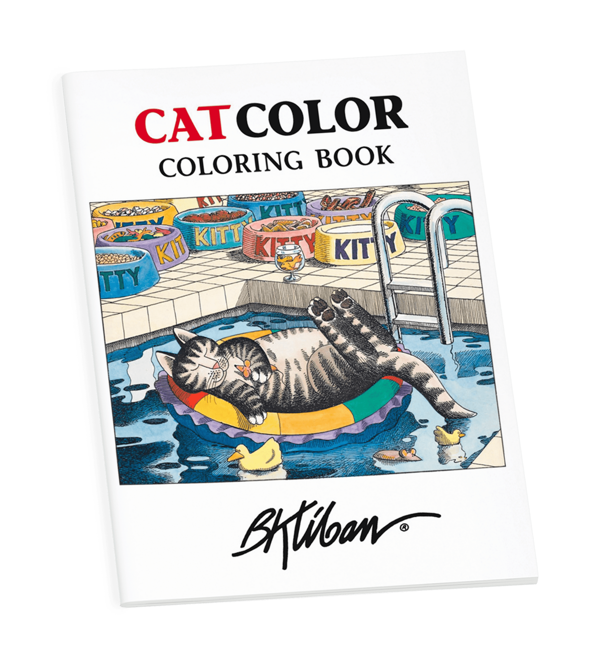 Pomegranate - B. Kliban CatColor Coloring Book - PMA Store at the Portland Museum of Art, Maine