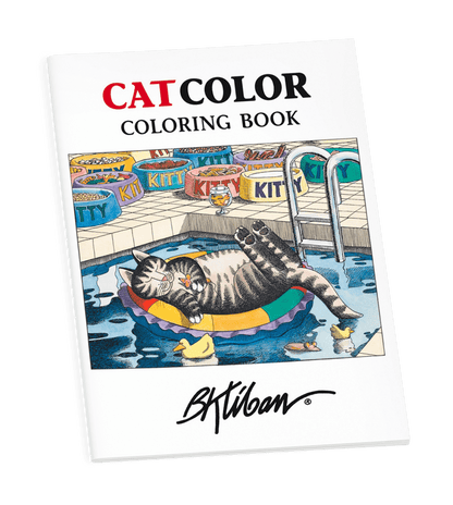 Pomegranate - B. Kliban CatColor Coloring Book - PMA Store at the Portland Museum of Art, Maine