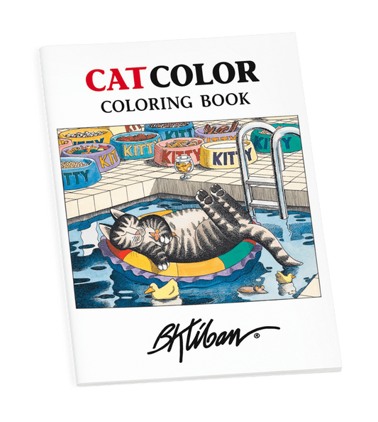 Pomegranate - B. Kliban CatColor Coloring Book - PMA Store at the Portland Museum of Art, Maine