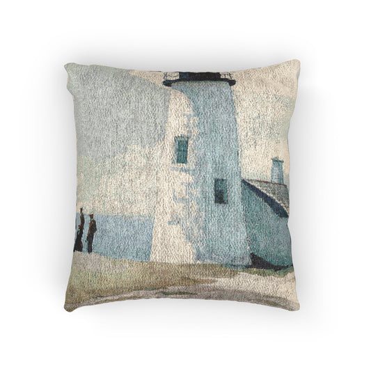 Pemaquid Light Edward Hopper Woven Pillow