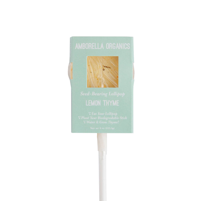 Amborella Organics - Blooming Lollipop Bundle (Eat, Plant & Grow a Herb/Flower) - PMA Store at the Portland Museum of Art, Maine