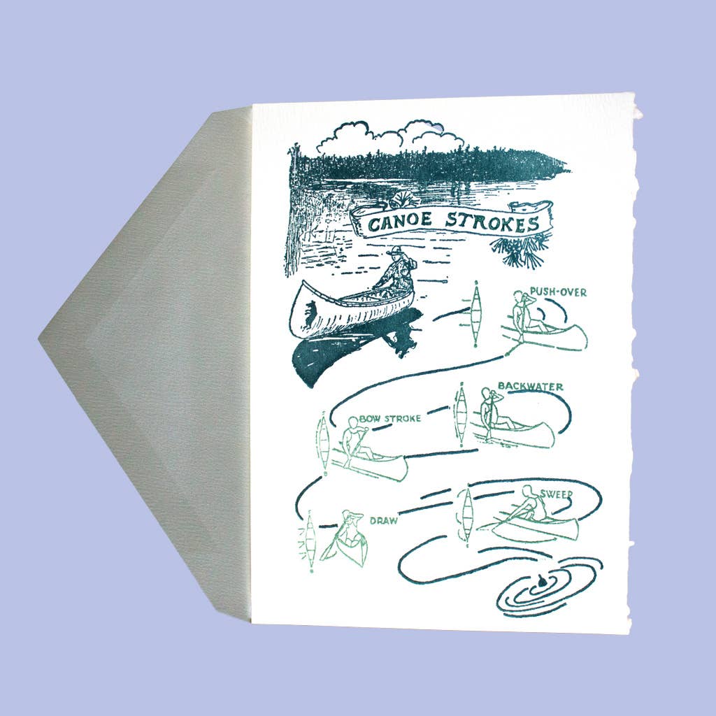 Saturn Press - Canoe Strokes: Unsleeved - PMA Store at the Portland Museum of Art, Maine