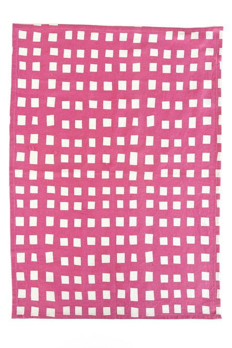 See Design - Tea Towels (Set of 2): Rocks Red/Pink