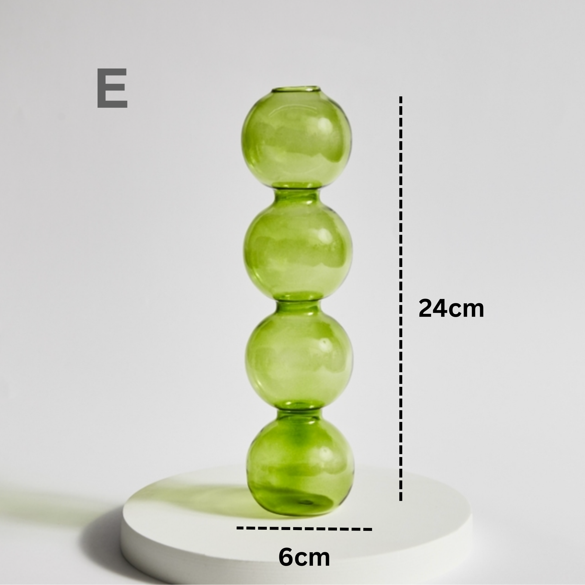 Lime Green Candlestick Holder | Flower Vase: J - PMA Store at the Portland Museum of Art, Maine