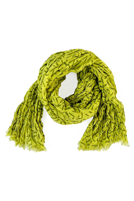 See Design - Cotton Scarf: Widget Green/Pine