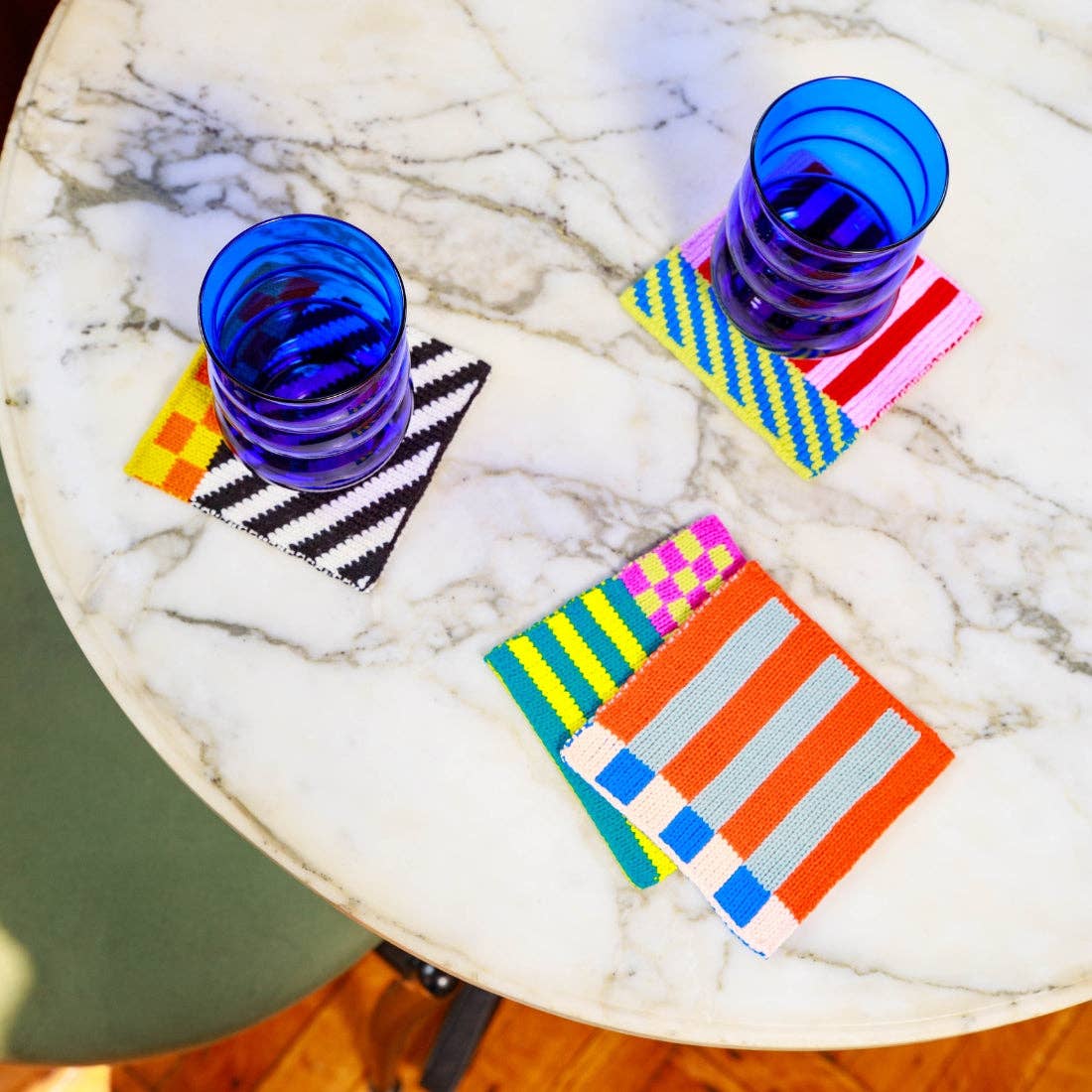 VERLOOP | knits - Pattern Patch Coaster Set: Desert