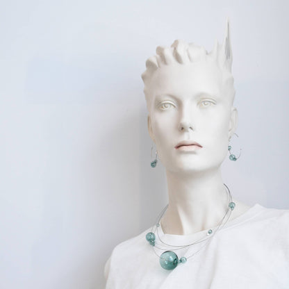 Pursuits - Cumulus Necklace: Gold Grey