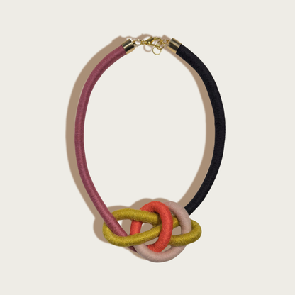 SASHA - Water Bowline Multi-Color Necklace in Spring